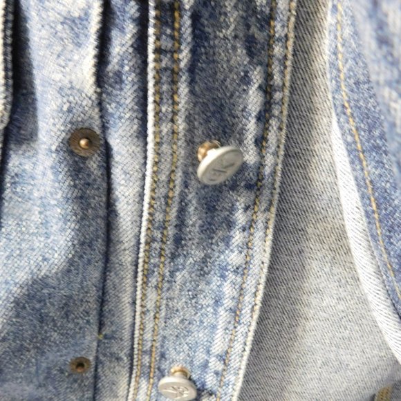 Vintage Calvin Klein Jean Jacket Size XL with DOC ROCK Patch NEW With TAGS - Picture 6 of 11